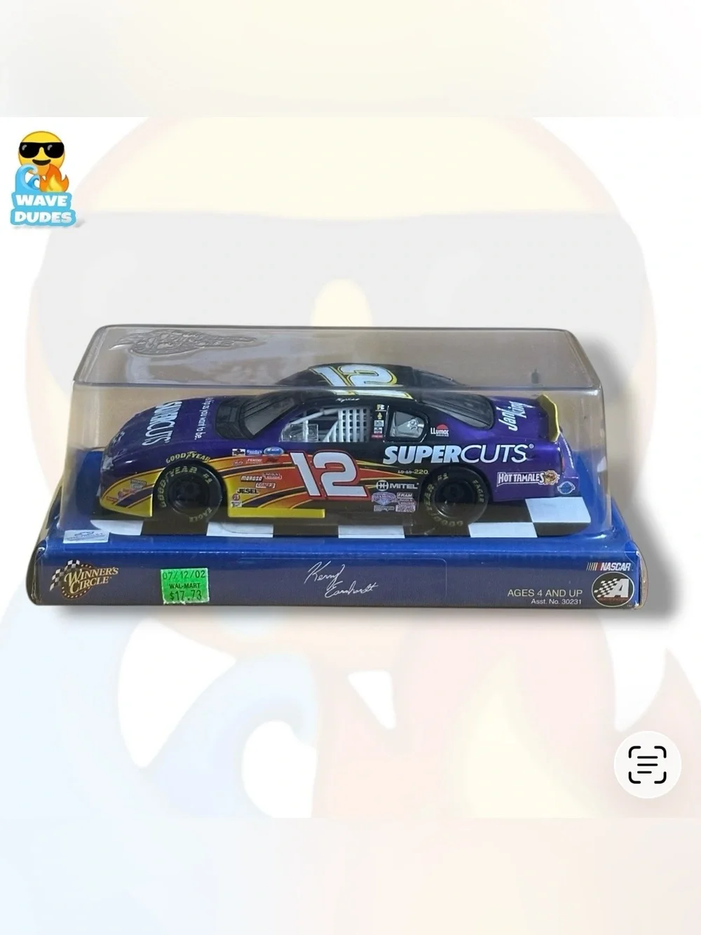 Winner’s Circle NASCAR Kerry Earnhardt SuperCuts Die Cast Car